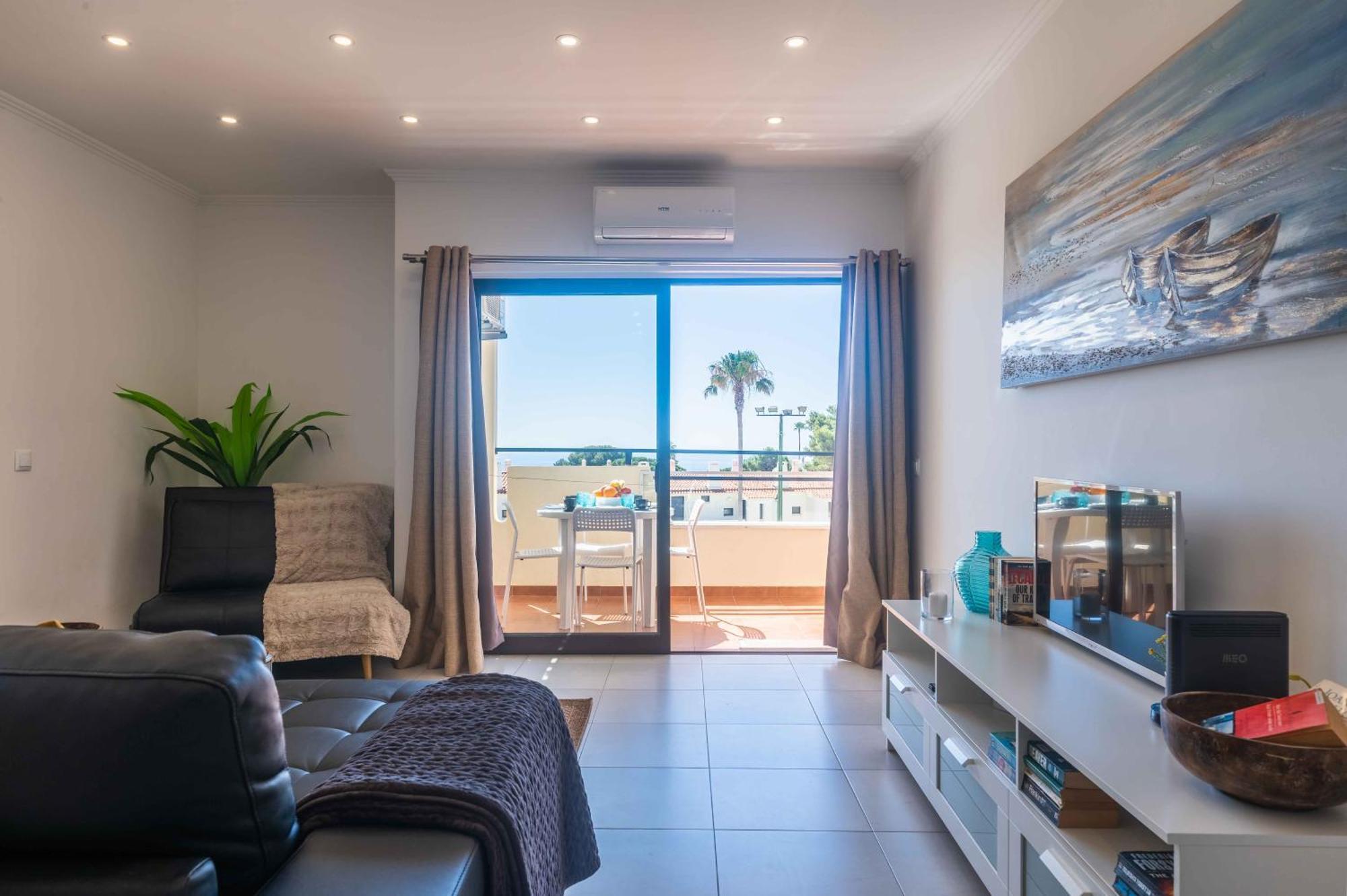 White T1 - Ocean View Apartman Albufeira Kültér fotó