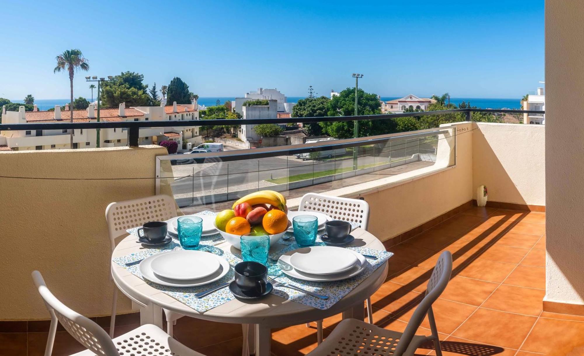 White T1 - Ocean View Apartman Albufeira Kültér fotó